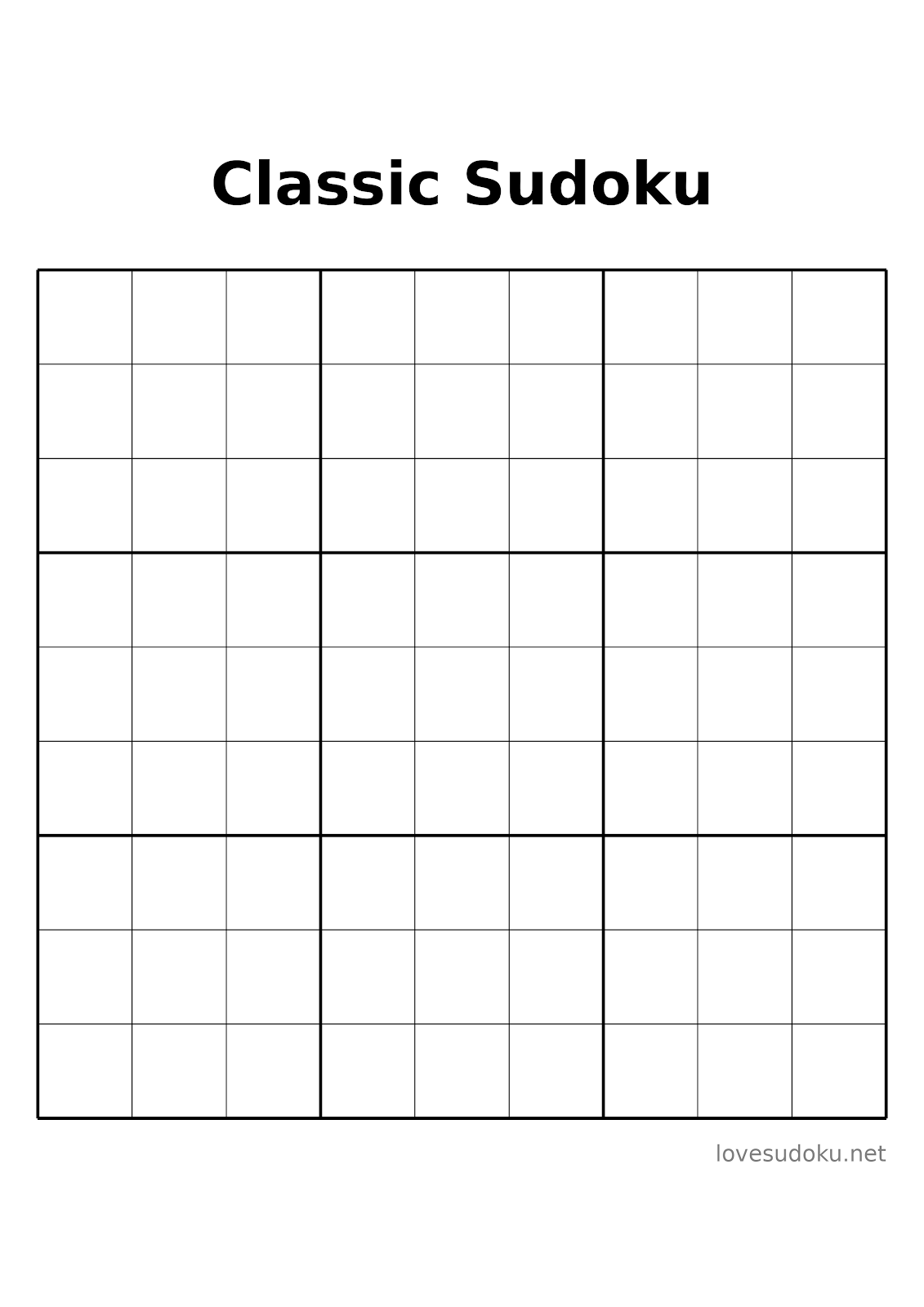 sudoku print